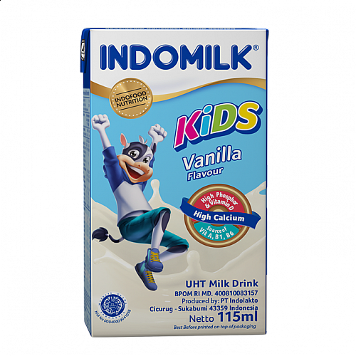 Indomilk Vanilla 115ml (x3 set= 12boxes)